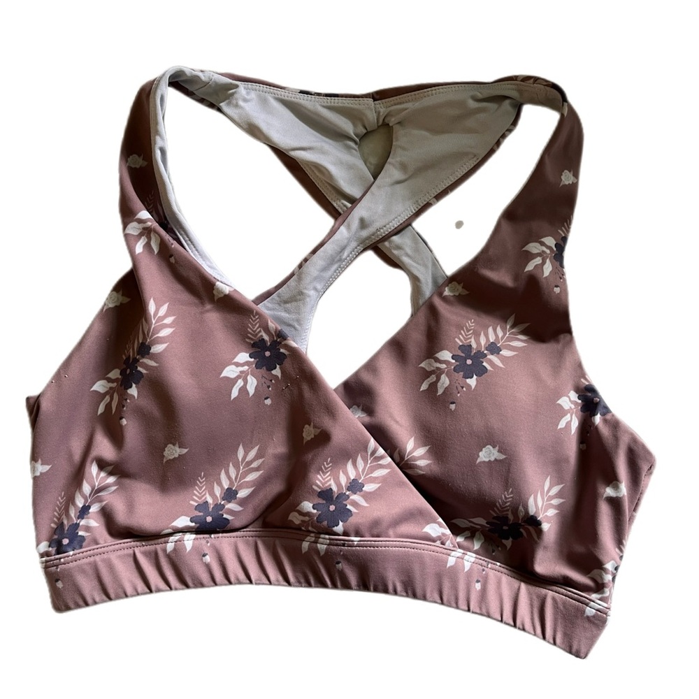Mauve sports bra